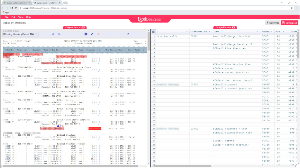 B2Design - Excel Designer - Overview
